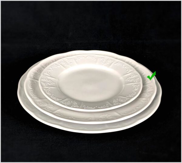Assiette 25 cm - Grand siècle | Le Vaisselier, Location de vaisselle