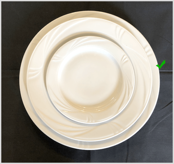 Assiette 31 cm – Lubiana | Le Vaisselier, Location de vaisselle