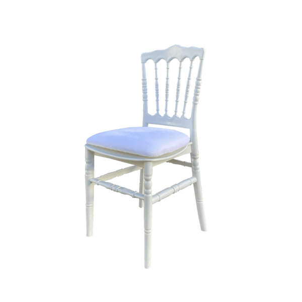 Chaise napoléon blanche | Le Vaisselier, Location de vaisselle