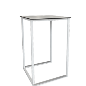 Quadra kubo blanche 70/70 cm 10 quadra kubo | Le Vaisselier, Location de vaisselle