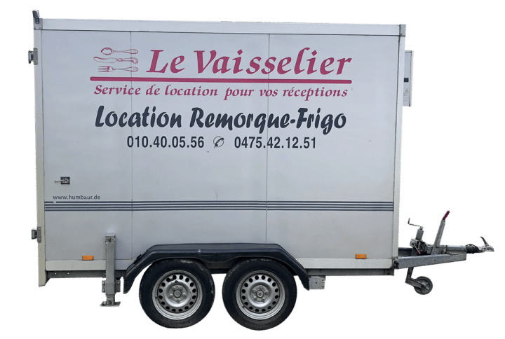 remorque 2 | Le Vaisselier, Location de vaisselle