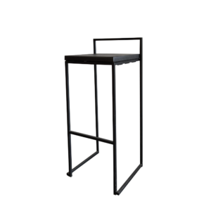 Tabouret haut noir quadra 2 tabouret noir quadra | Le Vaisselier, Location de vaisselle